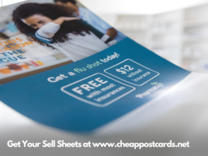 aqueous coated sell sheets