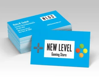 matted coated business cards